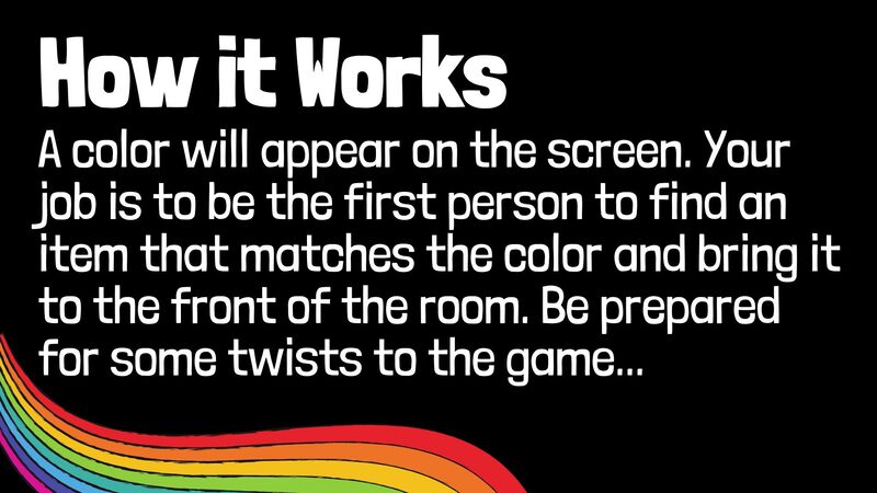 A Very Colorful Scavenger Hunt